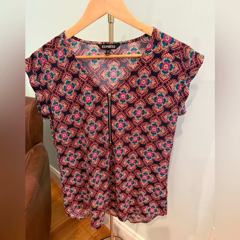 Express Women's Floral Blouse